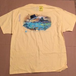 Yellow XL Guy Harvey short sleeve Brand new